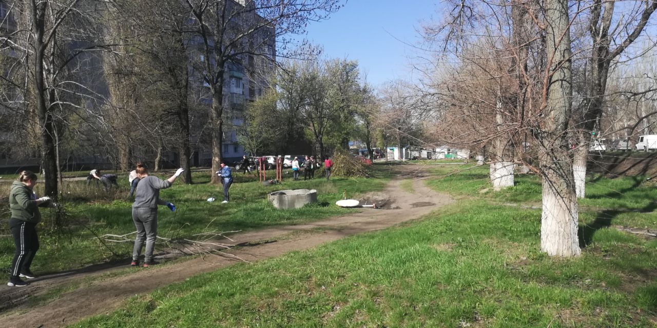 Чистый четверг в Шахтерске.