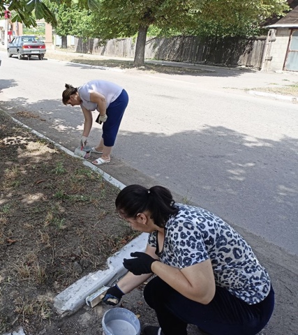 Жители Шахтерского округа присоединились к благоустройству территорий.