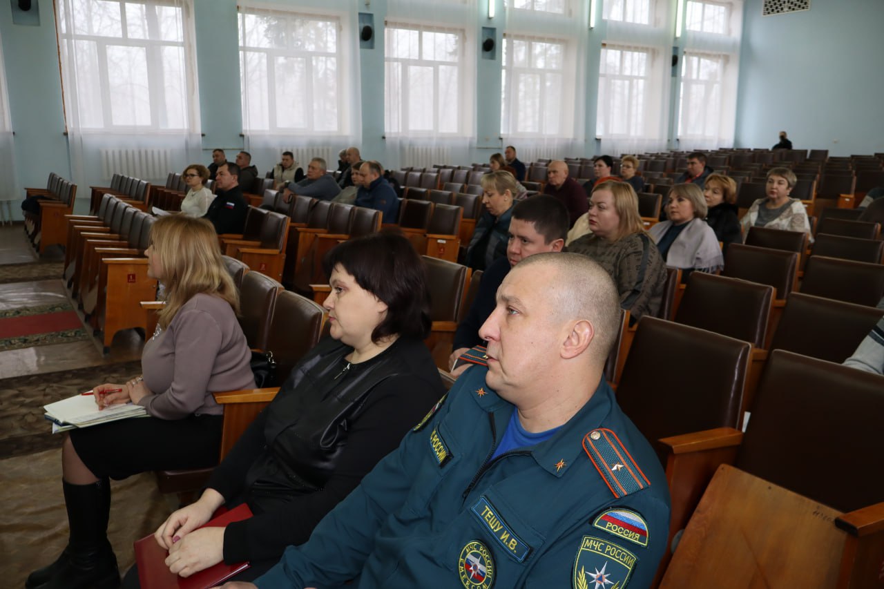 Аппаратное совещание в Администрации  Шахтерского муниципального  округа Донецкой Народной Республики.