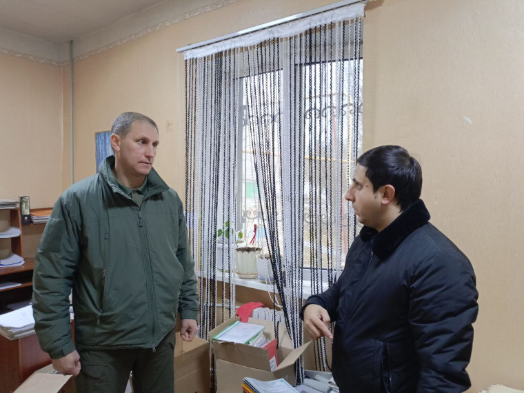 Александр Шатов обследовал помещения для филиала фонда "Защитники Отечества" в Ждановке. Александр Шатов обследовал помещения для филиала фонда "Защитники Отечества" в Ждановке.